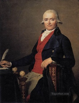  Neoclassicism Canvas - Portrait of Gaspar Mayer Neoclassicism Jacques Louis David